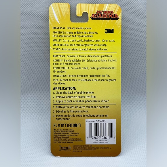 My Hero Academia Trends International 3 in 1 Mobile Wallet NEW - Picture 4 of 4